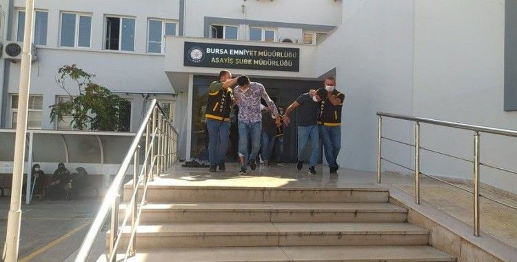 Bursa'da polise silah çeken suç makinesi tutuklandı