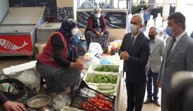 Vali Avni Çakır'dan, pazar denetimi sonrası basın açıklaması