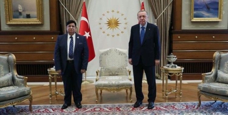 Cumhurbaşkanı Erdoğan, Bangladeş Dışişleri Bakanı Abdul Momen'i kabul etti