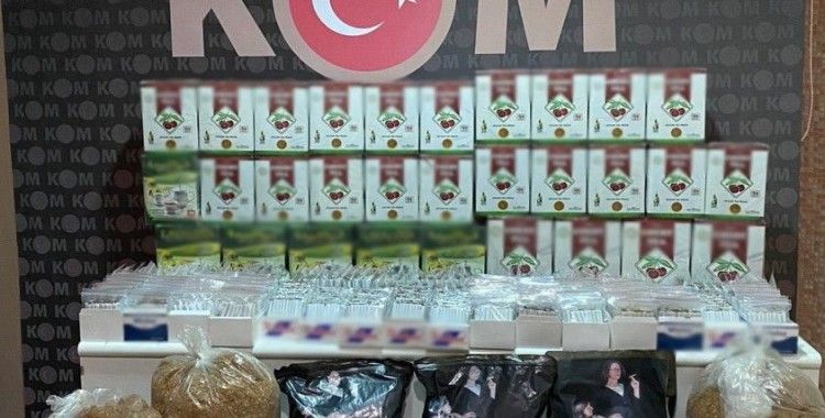 Kırıkkale'de kaçak tütün ve çay ele geçirildi