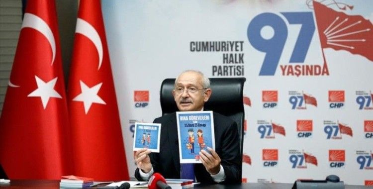 CHP Genel Başkanı Kılıçdaroğlu, apartman görevlileriyle görüştü