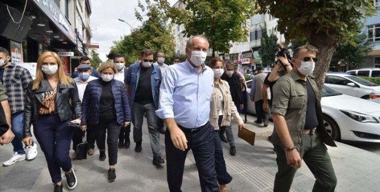 Eski CHP Milletvekili Muharrem İnce Çorum'u ziyaret etti