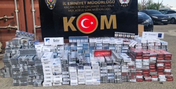 Gaziantep'te 4 bin 540 paket kaçak sigara ele geçirildi