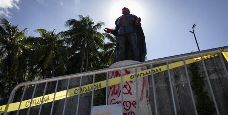 ABD'de protestoların ardından Kristof Kolomb'un 33 heykeli kaldırıldı