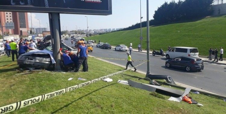 Bakırköy'de feci kaza kaza: 1 ölü
