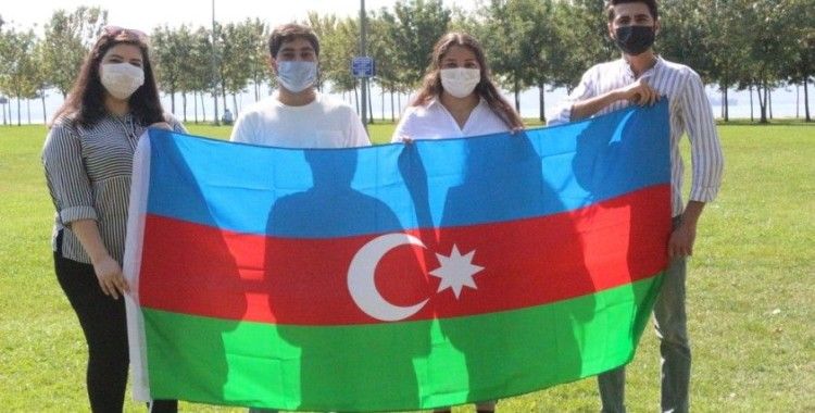 Azerbaycanlı öğrencilerden Ermenistan'a büyük tepki