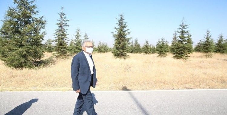 Recep Tayyip Erdoğan Millet Bahçesi'nde çalışmalar başladı