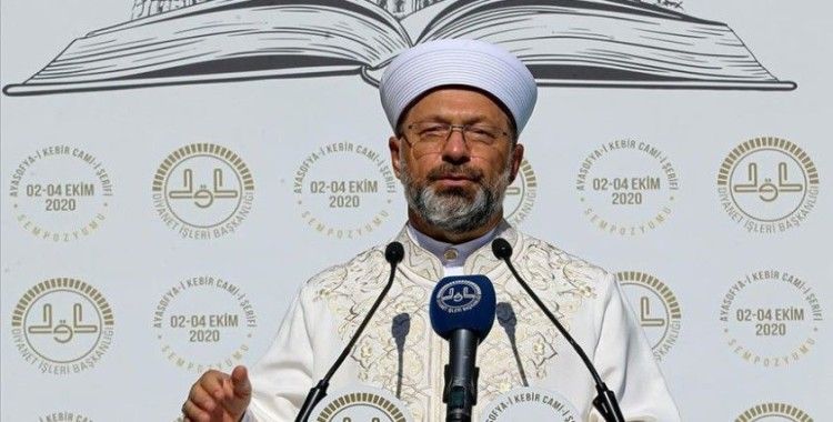 Diyanet İşleri Başkanı Erbaş: Tarih ve medeniyet bilincini kuşanarak geleceği inşa etmeliyiz