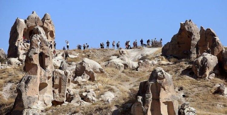 Kapadokya'yı 9 ayda yaklaşık 700 bin turist gezdi 