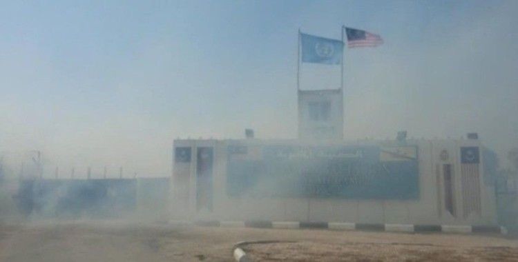Lübnan'daki orman yangını UNIFIL merkezine sıçradı