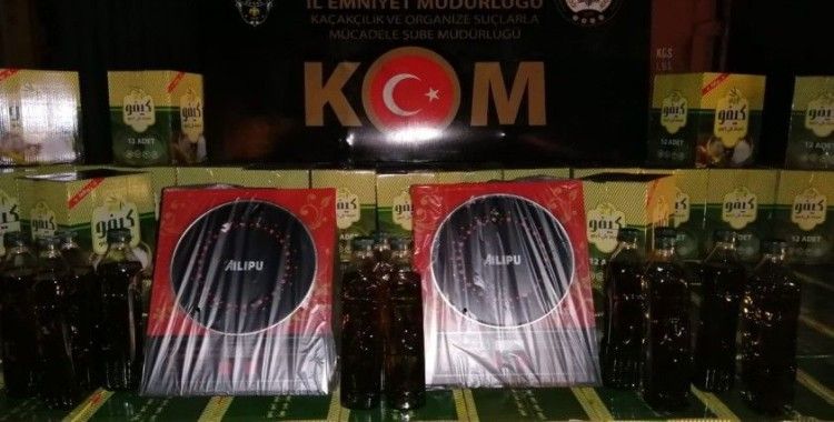 Gaziantep'te 3 bin şişe kaçak zeytinyağı ele geçirildi