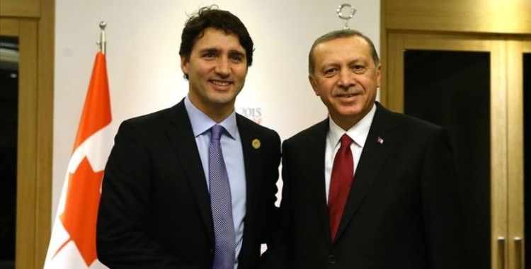 Cumhurbaşkanı Erdoğan, Kanada Başbakanı Trudeau ile telefonda görüştü