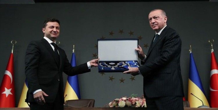Cumhurbaşkanı Erdoğan'a 'Ukrayna Devlet Nişanı' verildi