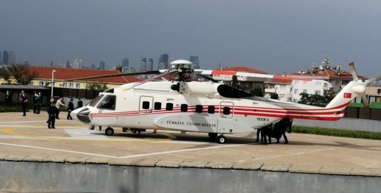 Cumhurbaşkanı Erdoğan Fatih sondaj gemisini ziyaret için helikopterle İstanbul'dan ayrıldı