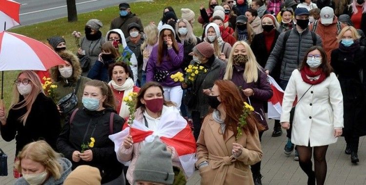 Belarus'taki protestolar devam ediyor