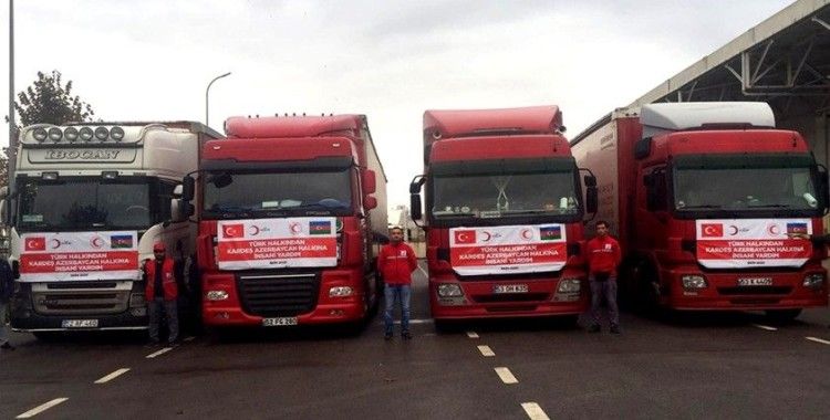 Azerbaycan'a ikinci yardım konvoyu yola çıkıyor