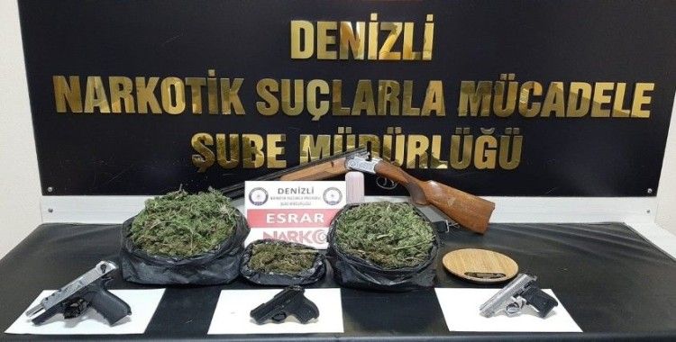 Denizli'de uyuşturucu tacirlerine operasyon: 24 gözaltı