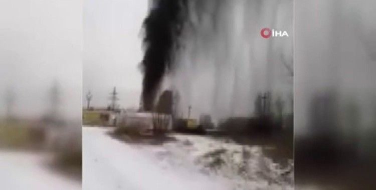 Rusya’da petrol boru hattı patladı