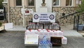 İzmir'de sahte içki satışı yapılan kokoreççiye operasyon