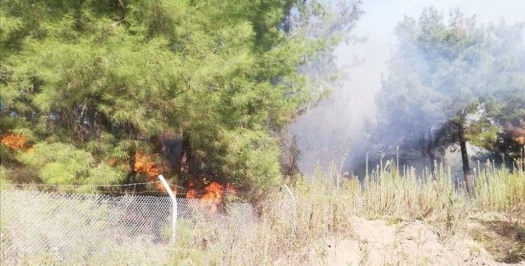 Hatay'ın İskenderun ilçesinde dün başlayan orman yangını kontrol altına alındı