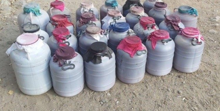 Elazığ'da 1 tondan fazla kaçak içki ele geçirildi