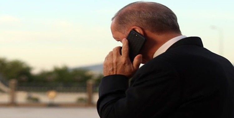 Cumhurbaşkanı Erdoğan,  Es-Serrac ile telefonla görüştü