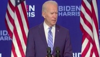 Biden seçimi galip tamamlayacağını açıkladı