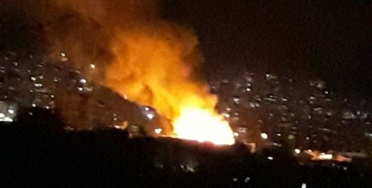 Ankara'da orman ürünleri deposunda büyük yangın