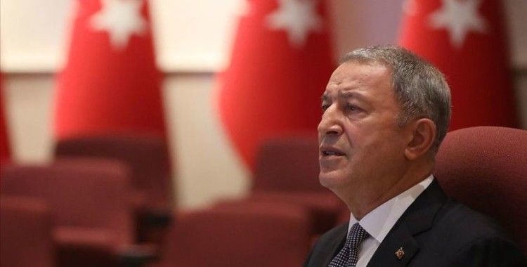 Bakan Akar: Türkiye'yi Ege karasularına ve Antalya körfezine hapsetme çabalarına karşı durmaya devam edeceğiz