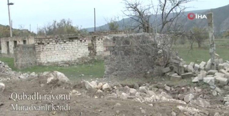 Ermeni işgalinden kurtarılan Hendek ve Muradhanlı köyü görüntülendi