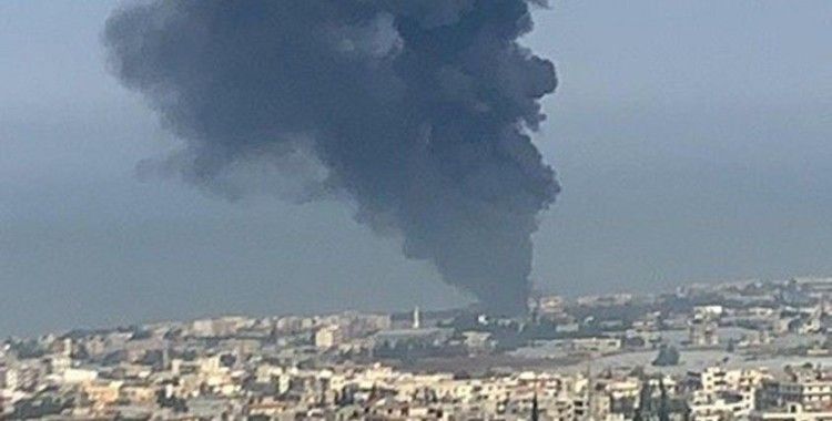 Lübnan'da petrol boru hattında yangın