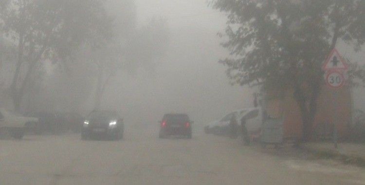 Bursa’da sis zor anlar yaşattı