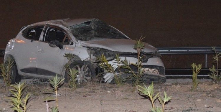 İzmir’de otomobil takla attı: 1 ölü