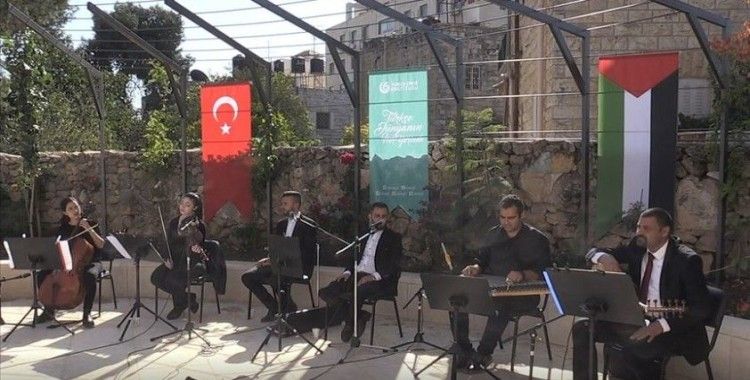 Ramallah'ta Türkiye-Filistin dostluk konseri düzenlendi