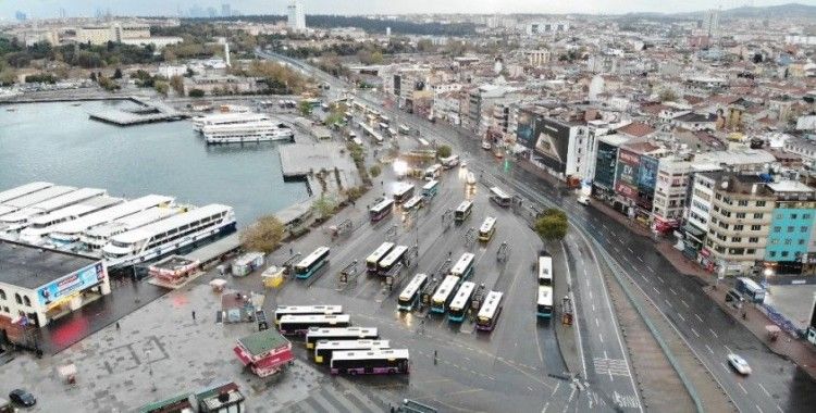Yasak sonrası Üsküdar ve Kadıköy manzaraları