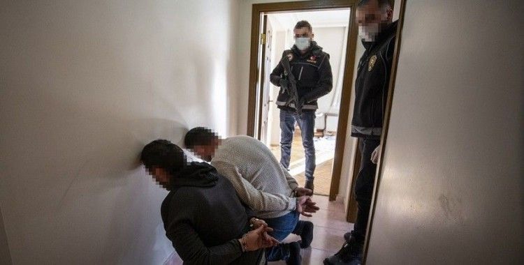Ankara'daki narkotik operasyonlarında gözaltına alınan 308 zanlıdan 35'i tutuklandı 