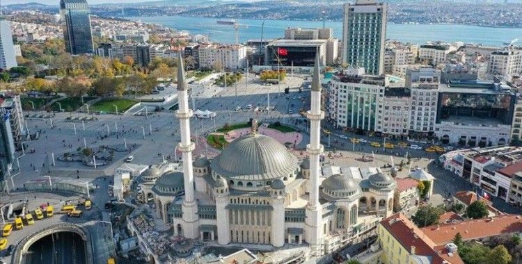 Taksim'e yapılan cami ramazanda açılacak