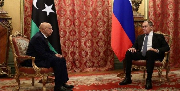 Lavrov, Libya'daki Tobruk Temsilciler Meclisi Başkanı Salih ile görüştü