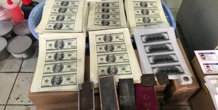 Ataşehir'de 2 milyon doların üzerinde sahte para ele geçirildi
