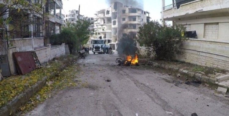 İdlib'de bomba yüklü motosiklet patladı: 1 ölü, 2 yaralı
