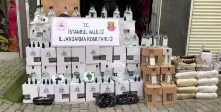 Jandarmadan sahte içki satışı operasyonu: 1 gözaltı