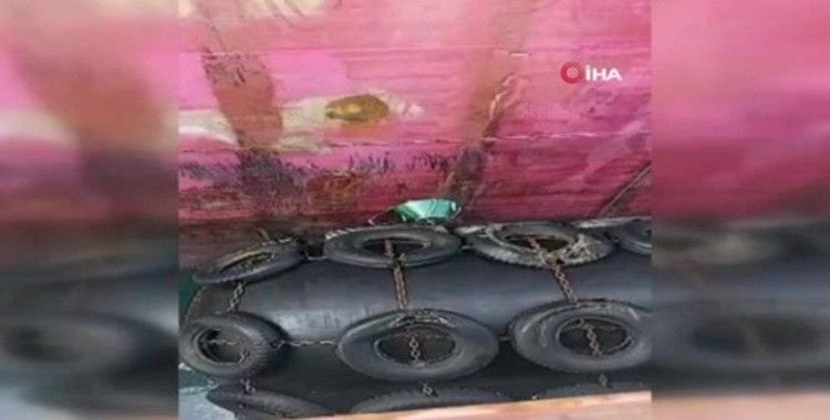 Basra Körfezi'nde gövdesinde mayın tespit edilen tanker tahliye edildi
