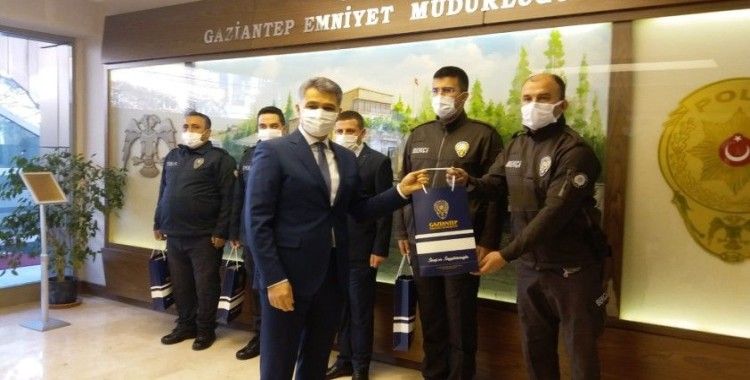 EYP yakalayan polis ve bekçiler ödüllendirildi