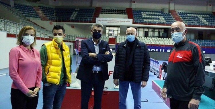 Guidetti'den A Milli Erkek Voleybol Takımı'na ziyaret