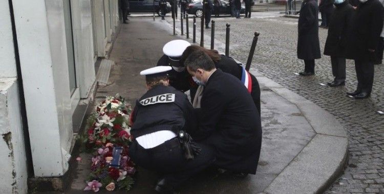 Fransa'da Charlie Hebdo saldırısının 6. yıldönümü için tören düzenlendi