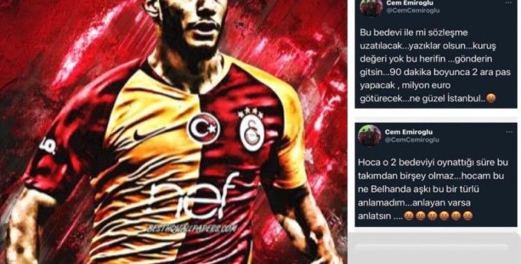 "Kesinlikle bir bedeviyim ama Galatasaray’ı seven ve temsil eden bir bedeviyim!"