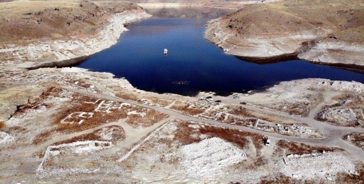 Kayseri’de kuraklık arttı, Yamula Barajı’nda su seviyesi iyice azaldı