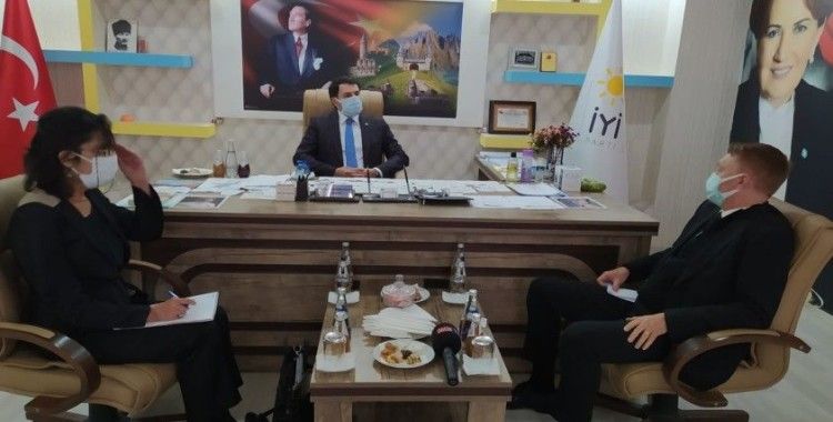 Avustralya Büyükelçisi Marc Innes-Brown İYİ Parti Diyarbakır İl Başkanlığı ziyaret etti