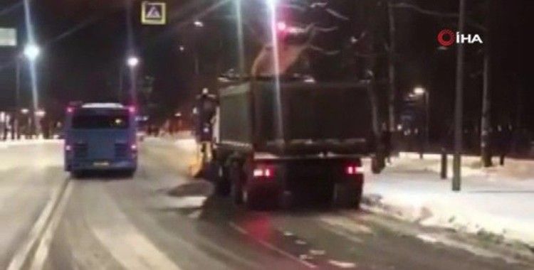 Moskova, son yılların en soğuk gecesini yaşadı