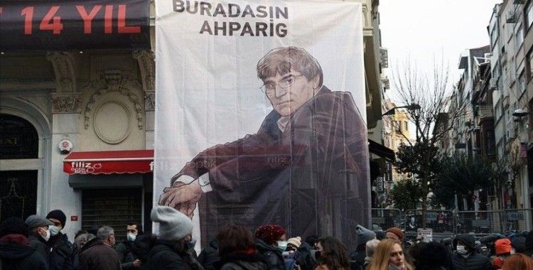 Hrant Dink Agos gazetesi önünde anıldı